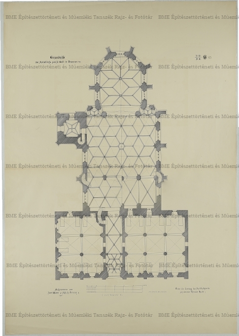 Braunau am Inn-i Brügerspitalkirche alaprajza