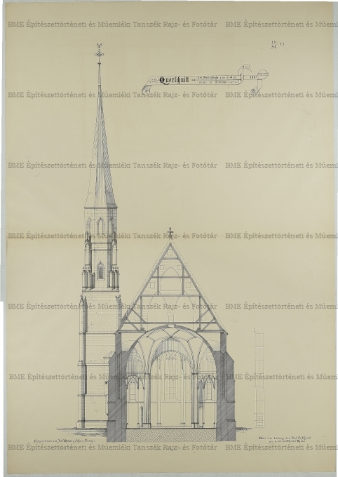 Braunau am Inn-i Brügerspitalkirche keresztmetszete