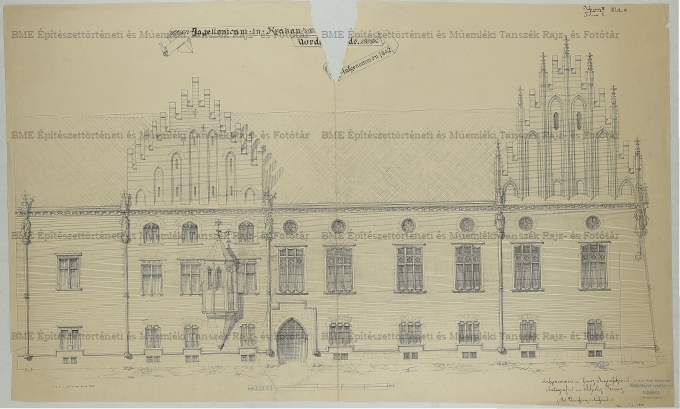 Krakkói Jagellonicum homlokzata