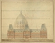 Berlini Reichstag pályaterve, északi homlokzat