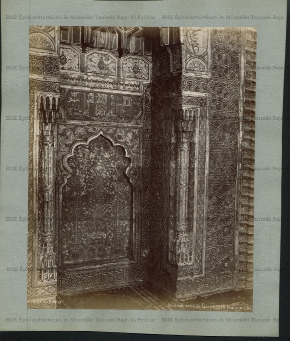 bursai Yeşil Camii (I. Mehmed dzsámija) mihrábja