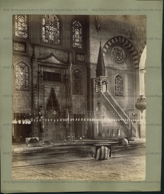 Süleymaniye Camii, İstanbul, belső (qibla fal, mihrab, minber)