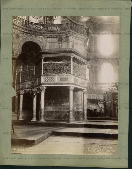 Ayasofiya (Hagia Sophia), uralkodói imaerkély, İstanbul