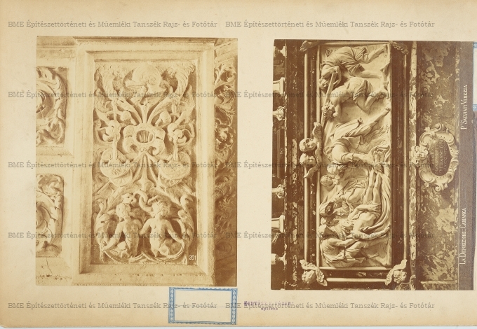 Francesco Cabianca piétája a Santa Maria Gloriosa dei Frari templomban, domborműrészlet