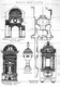Budapesti Belvárosi plébániatemplom, tabernákulum; főoltár, Nagyrévy tabernákulum, 1500-1510 között; Esztergomi Bakócz-kápolna, alaprajz, metszet; oltár Andrea Ferucci 1519; Kövesdi templom, tabernákulum; Poprádi keresztkút, rajz