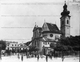 Győri karmelita templom, távlat; oltárok: franz Richter, 1721-25, festmények: Martino Altomonte, 1726-27