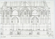 Erzsébetvárosi római katolikus templom keresztmetszetének  részlete