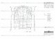 Gyulafehérvári székesegyház Lázói-kápolnájának keresztmetszete, felmérési rajz
