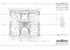 Gyulafehérvári székesegyház Lázói-kápolnájának északi homlokzata, felmérési rajz