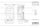 Gyulafehérvári székesegyház Lázói-kápolnájának keleti homlokzata, felmérési rajz