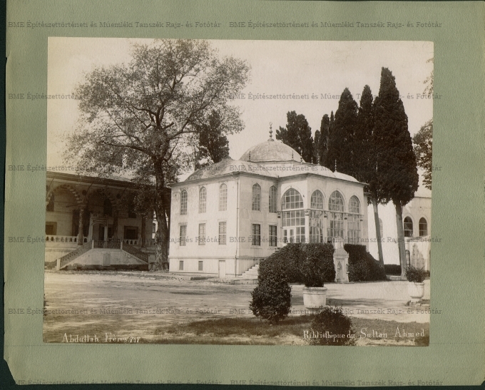 III. Ahmed könyvtára kívülről, Enderun, Topkapi Palota, Isztambul