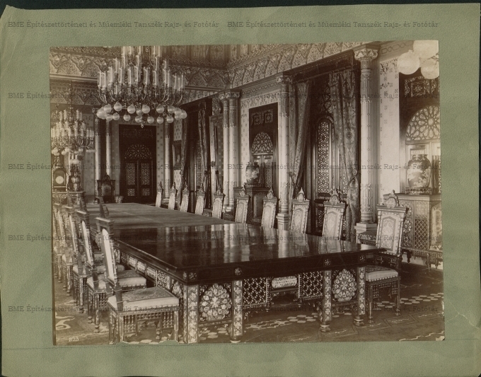 Yıldız Sarayı (Palota), Şale Köşkü, Ebédlő szalon (Sedefli Salon)